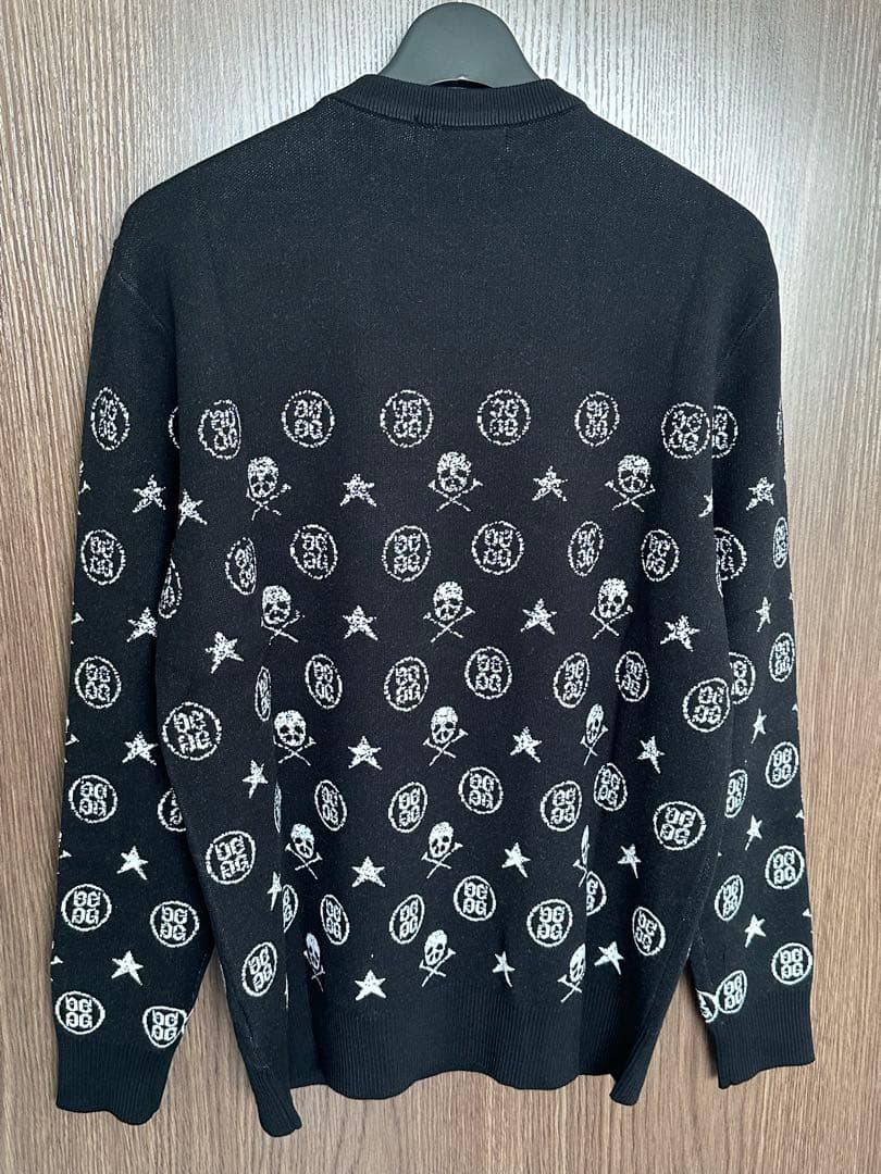 新品未使用新作G/FOREジーフォアメンズジャガードセーターsizeL