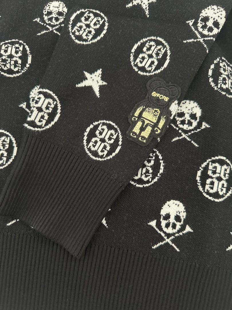 新品未使用新作G/FOREジーフォアメンズジャガードセーターsizeL