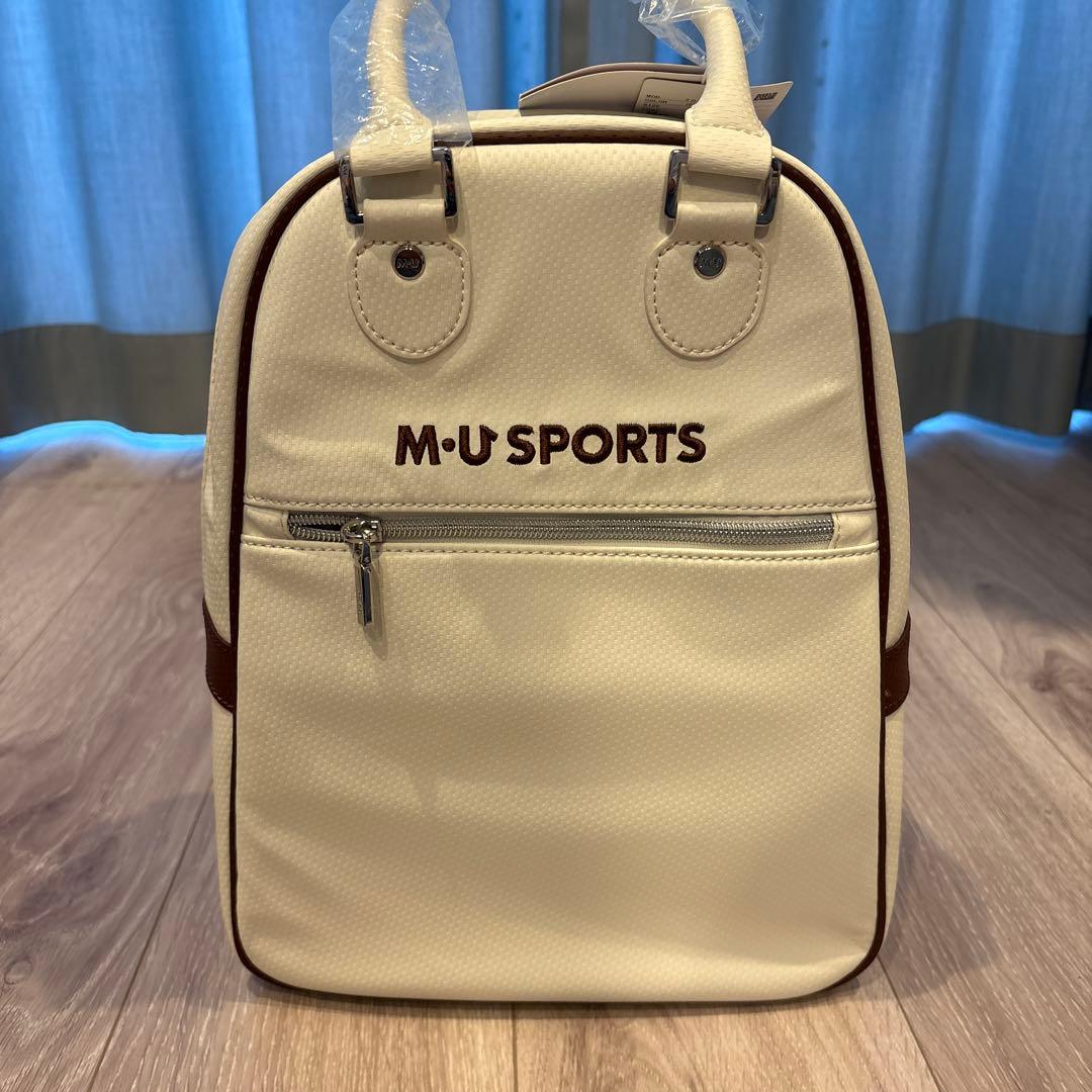 ★2025秋冬新品未使用★MU SPORTS サガラ刺繍ゴルフバッグ 3点セット