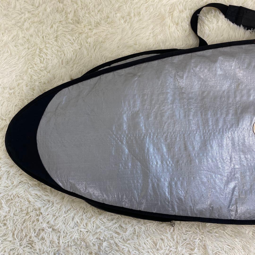 良品　サーフボード　ショートボード　クリーム　ブルー　ブラック　ケース付き