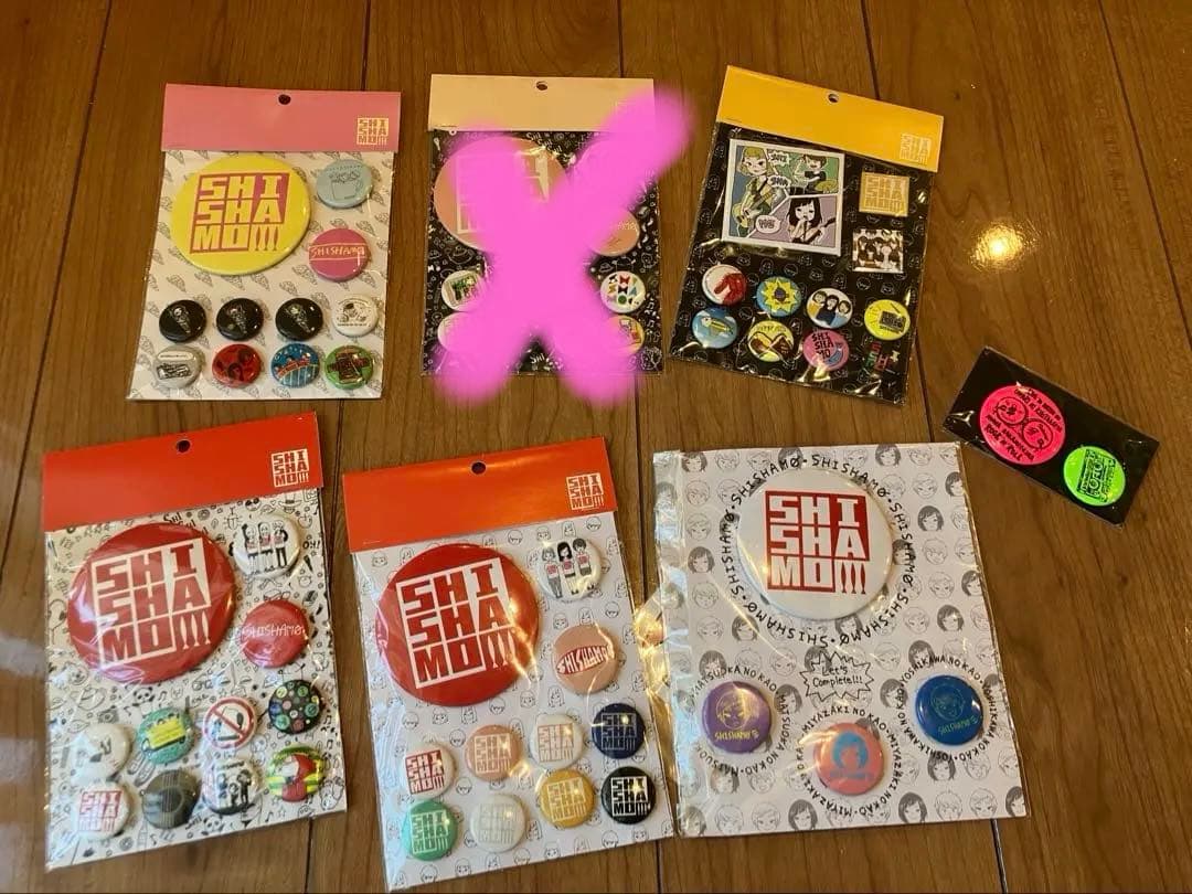 SHISHAMO 缶バッジセット