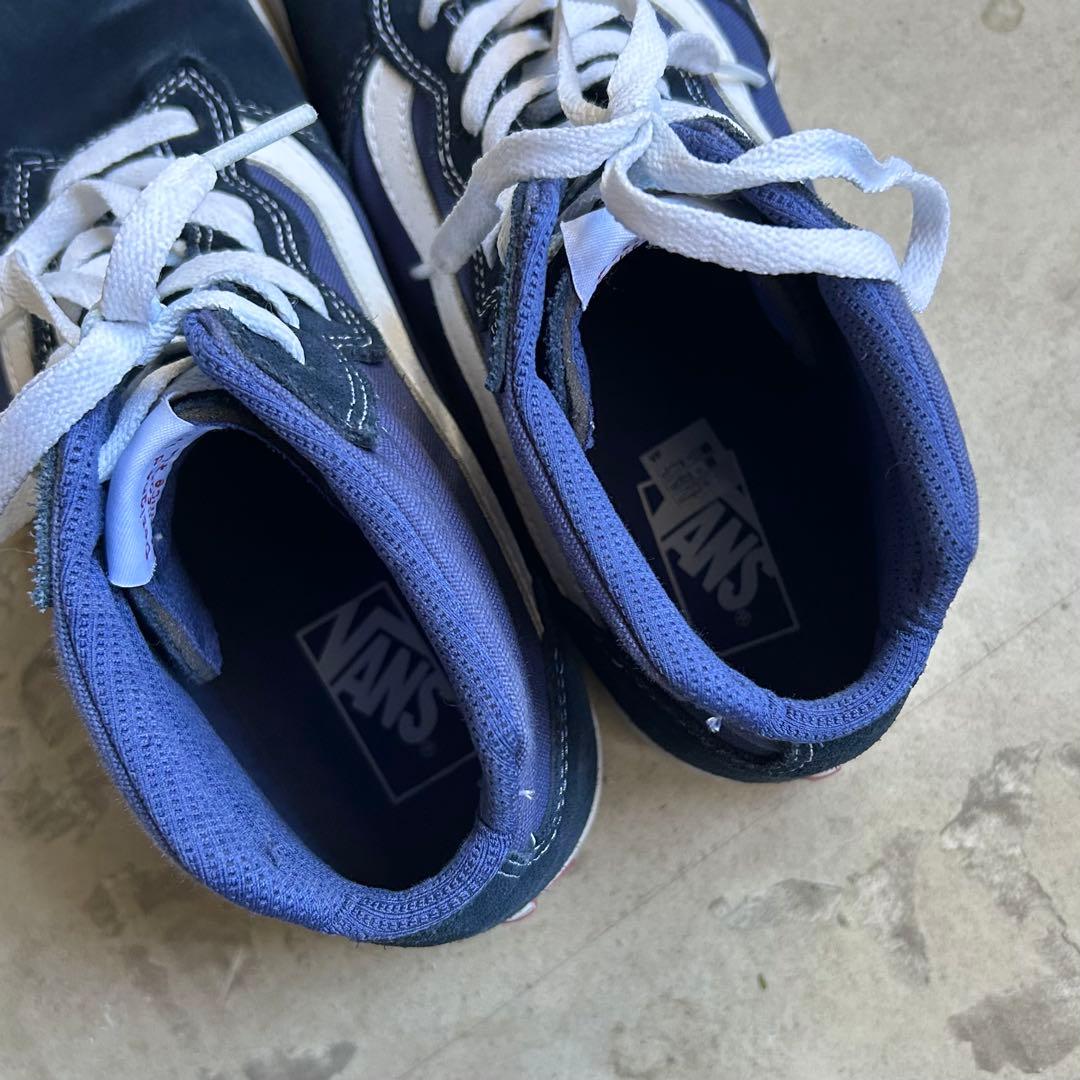 VANS WARD HIGH NAVY スニーカー