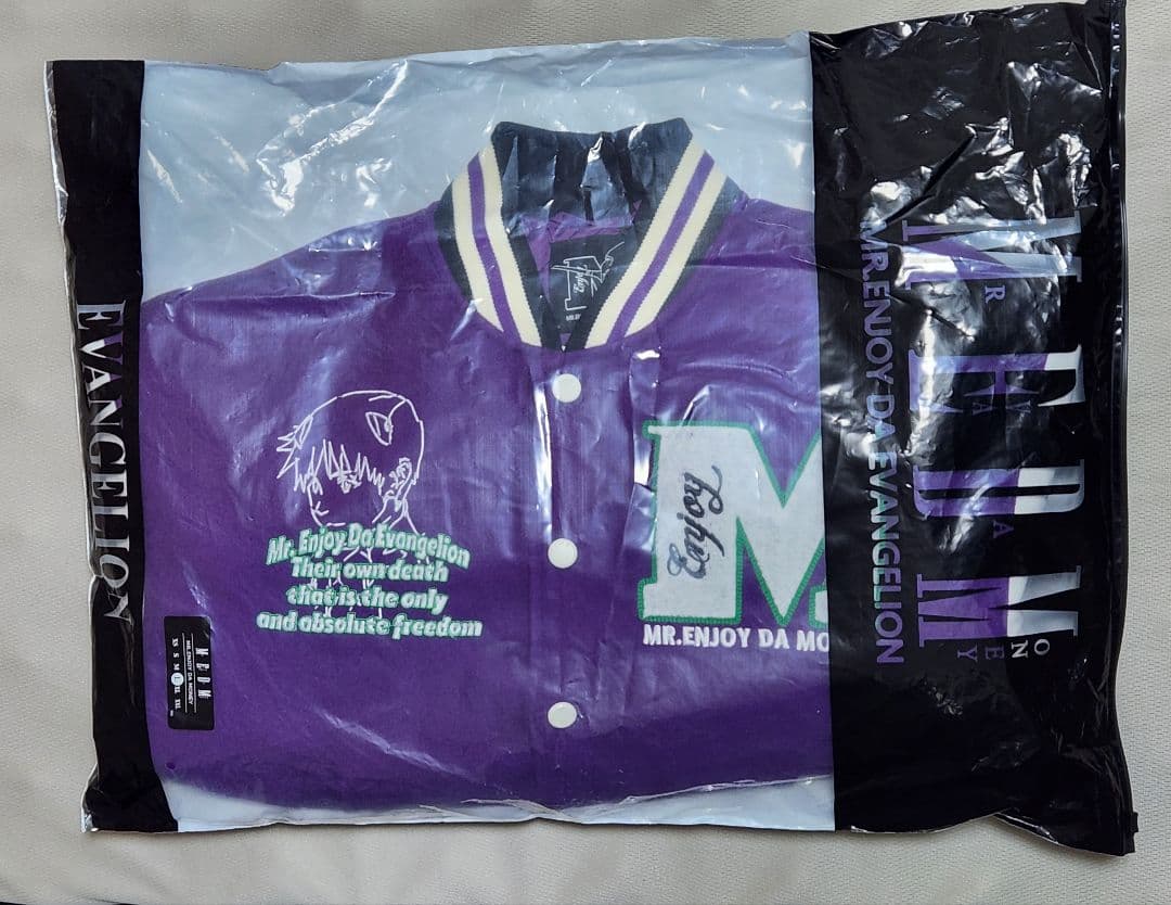 日本未発売 MEDM EVANGELION BASEBALL JACKET