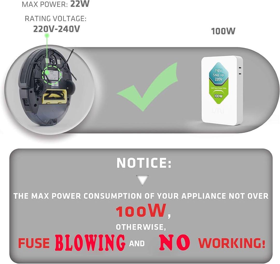 ステップアップ電圧コンバーター ヨーロッパ&アジア用 220-240V