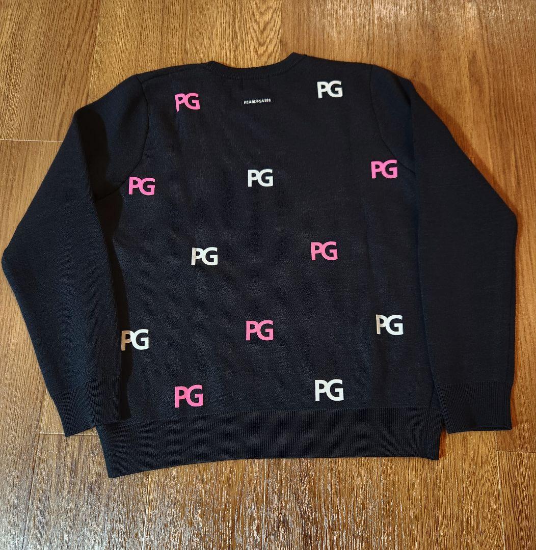 【新品未使用】パーリーゲイツ 肉厚ニット ネイビー