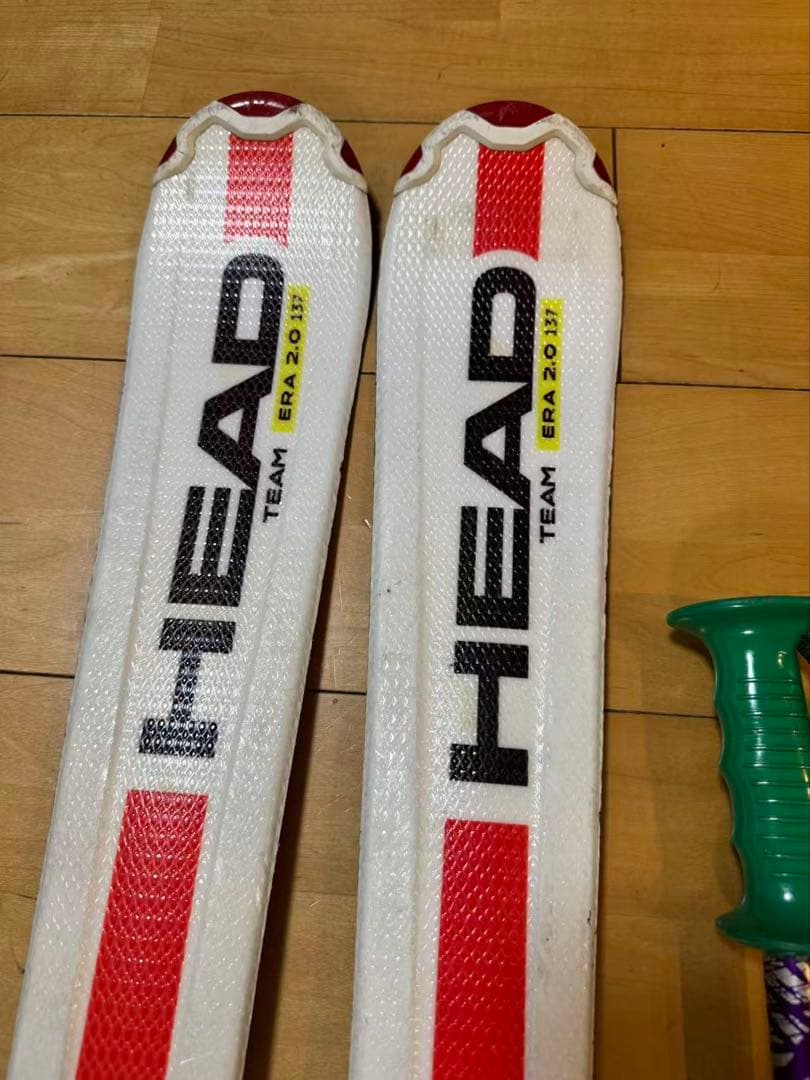スキー板キッズ137cm HEAD TEAM ERA 2.0 ブーツ3点セット