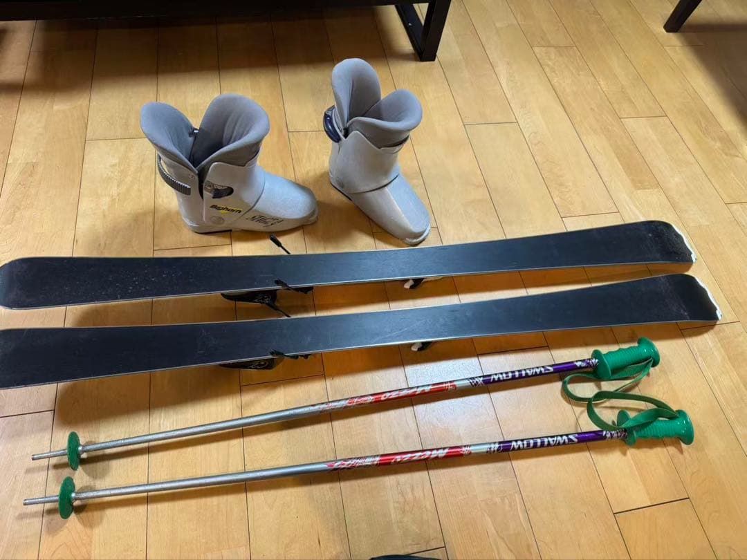 スキー板キッズ137cm HEAD TEAM ERA 2.0 ブーツ3点セット