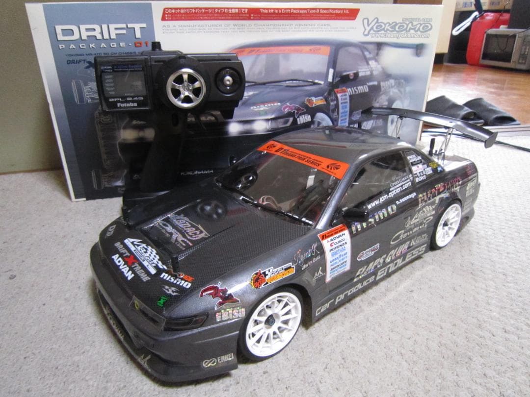 ドリパケ 1/10 コンバ 動作確認済 S13 2.4G 大会参戦車両 大金投資