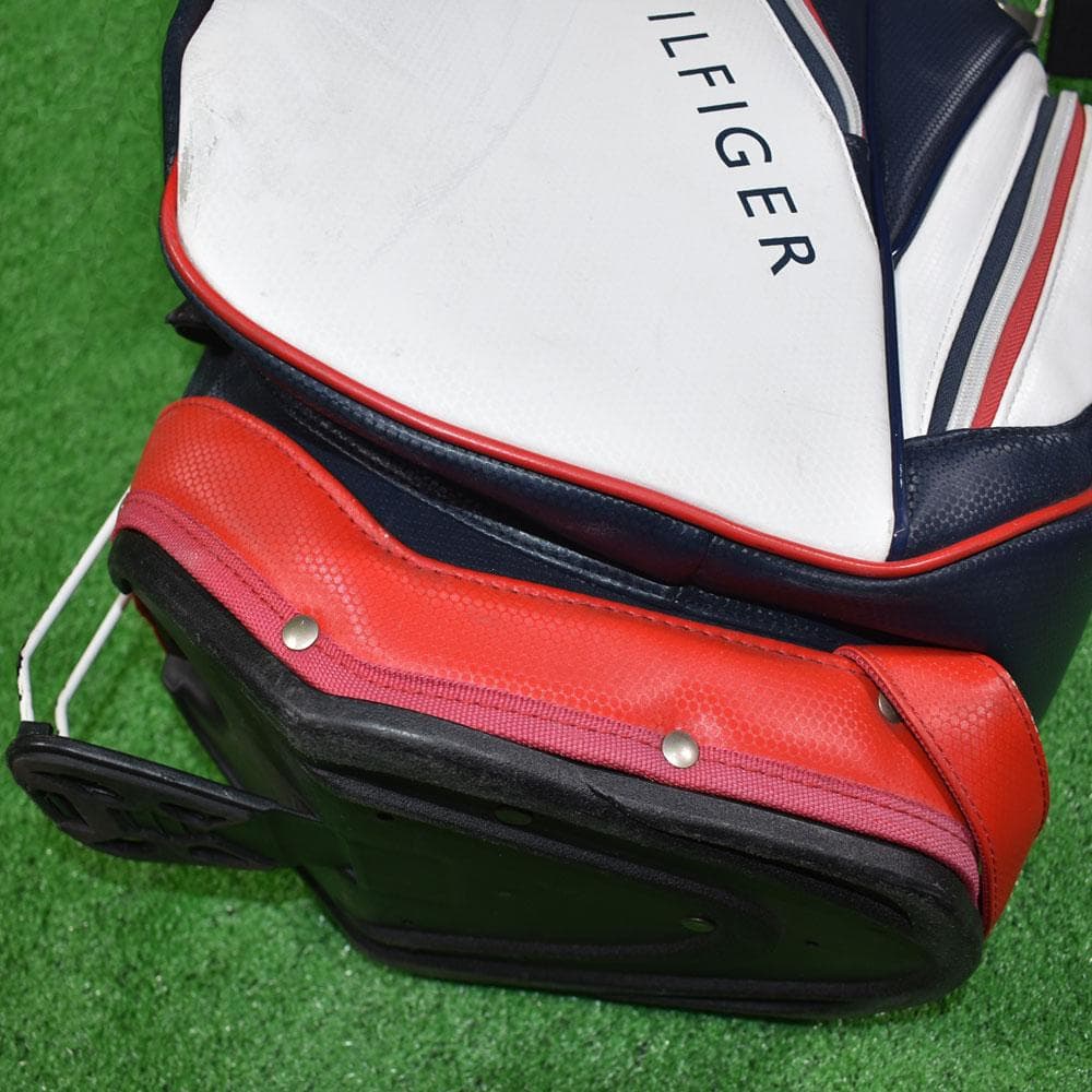 エ*ア様 トミーヒルフィガー スタンド式キャディバッグ9型 訳あり品！