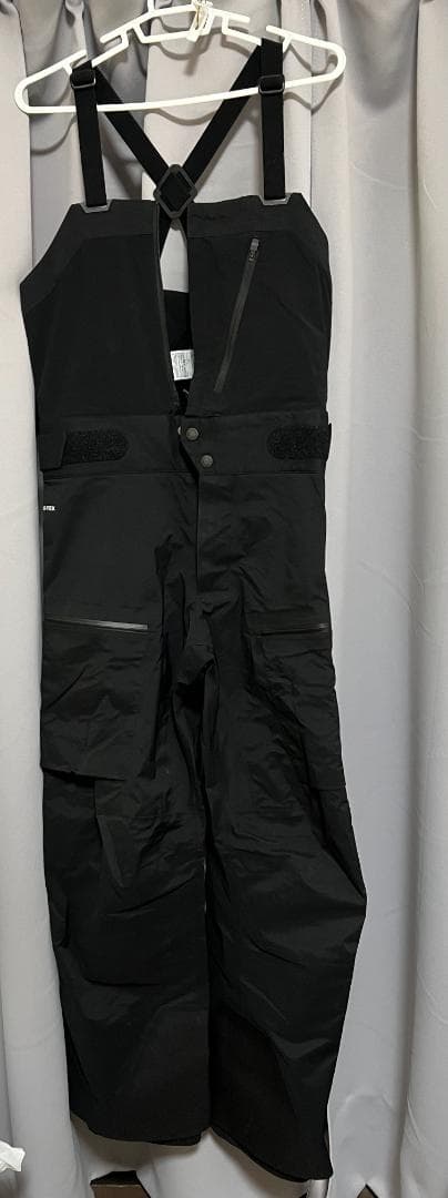 ノースフェイス パウダーガイドライトビブ WMブラック