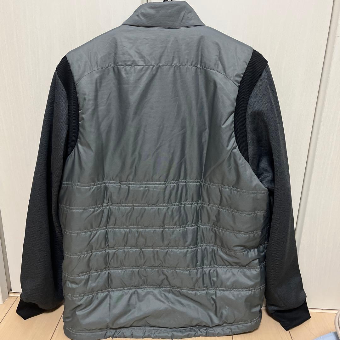 adidas ゴルフ　ジャケット　黒・グレー Ｏサイズ