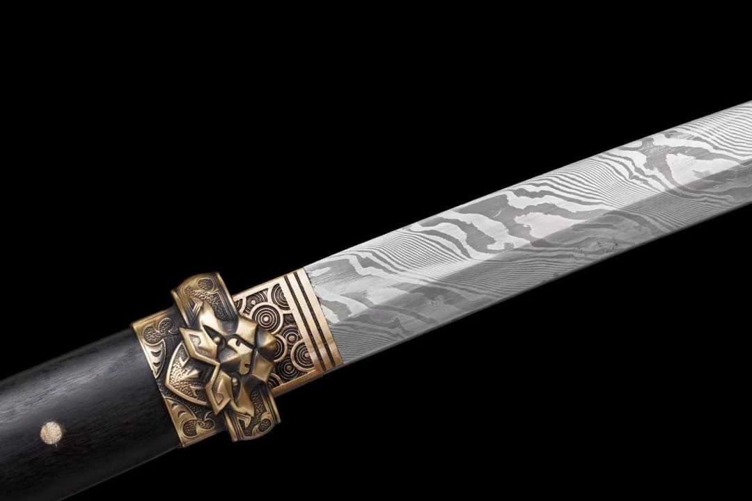 【チーターの曲げ刀】古兵器 武具 刀装具 日本刀　模造刀 居合刀 武士道 鑑賞用