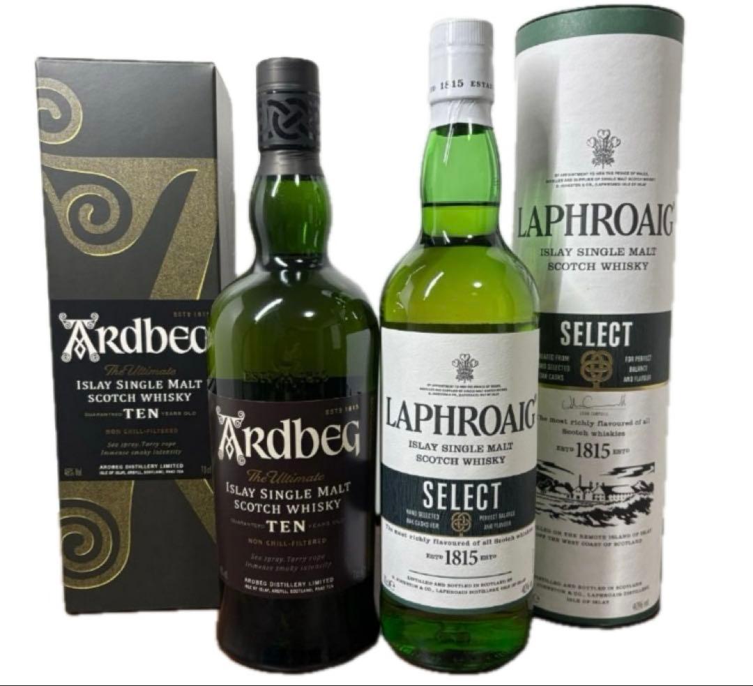 ラフロイグ セレクト　1本　　　　　　　　　　　　アードベッグ　10年　1本