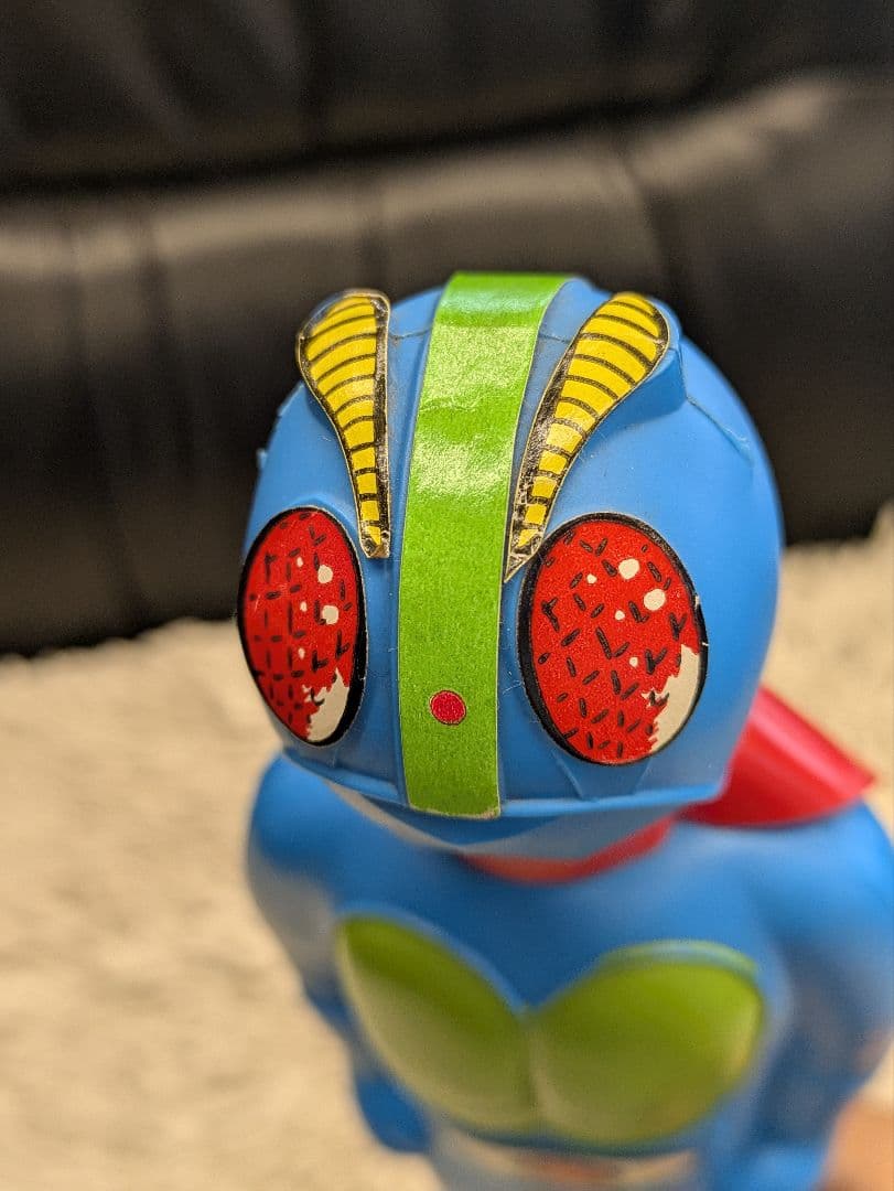 ソフビ　当時物　サンスターこどもシャンプー　仮面ライダー　当時物シャンプー入り