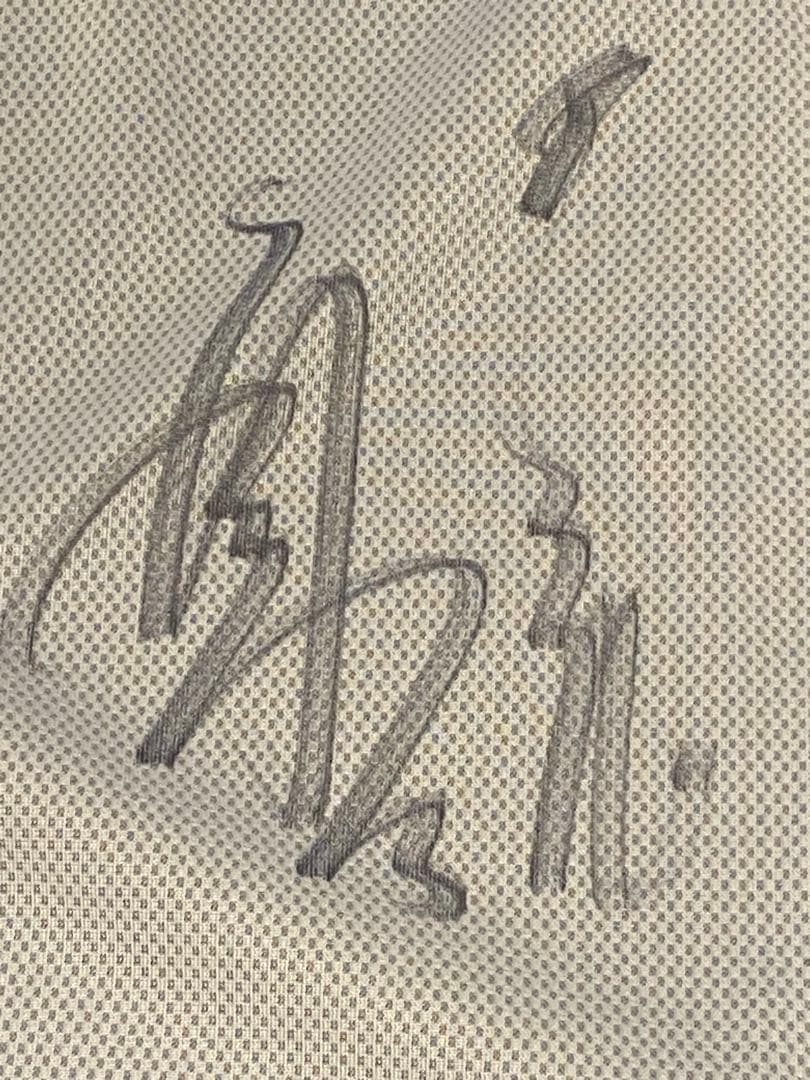 立浪和義2009年シーズン着用ユニホーム同タイプ直筆サイン入り額