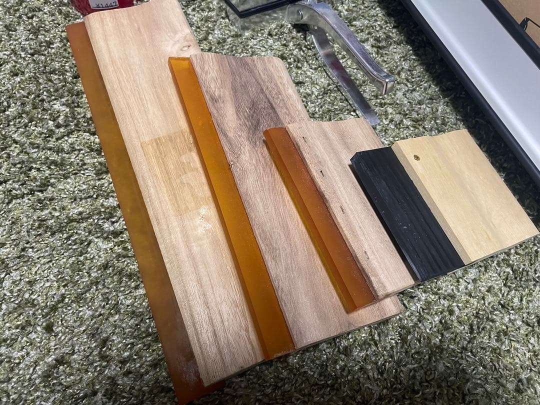 シルクスクリーン セット　スキージー インク などなど