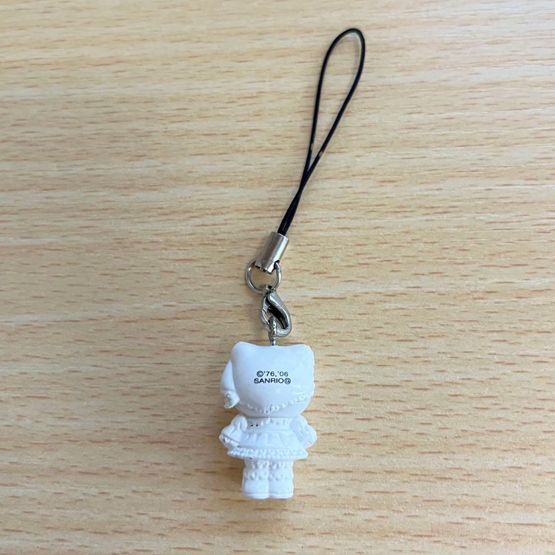 【超激レア！】 平成レトロ！ ハローキティ ロリータ　白ドレス　根付けマスコット