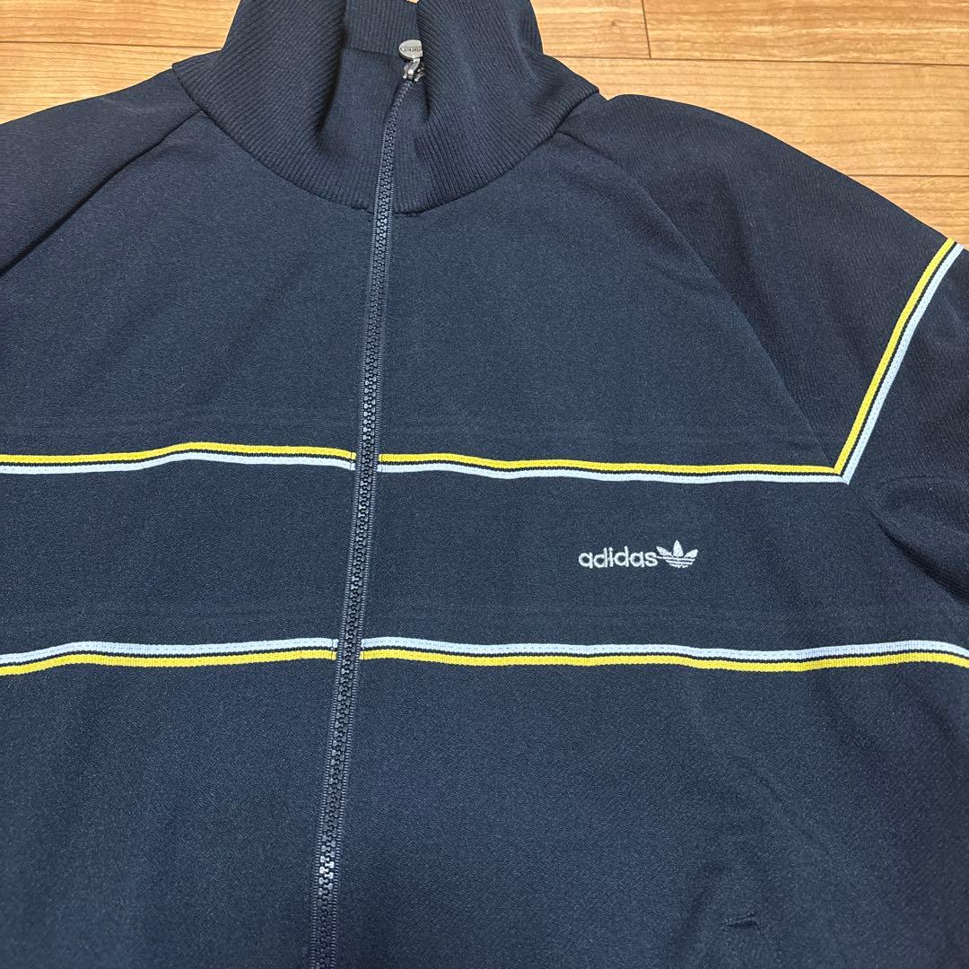 adidas ジャージ上下セット 黒　西ドイツ　デサント