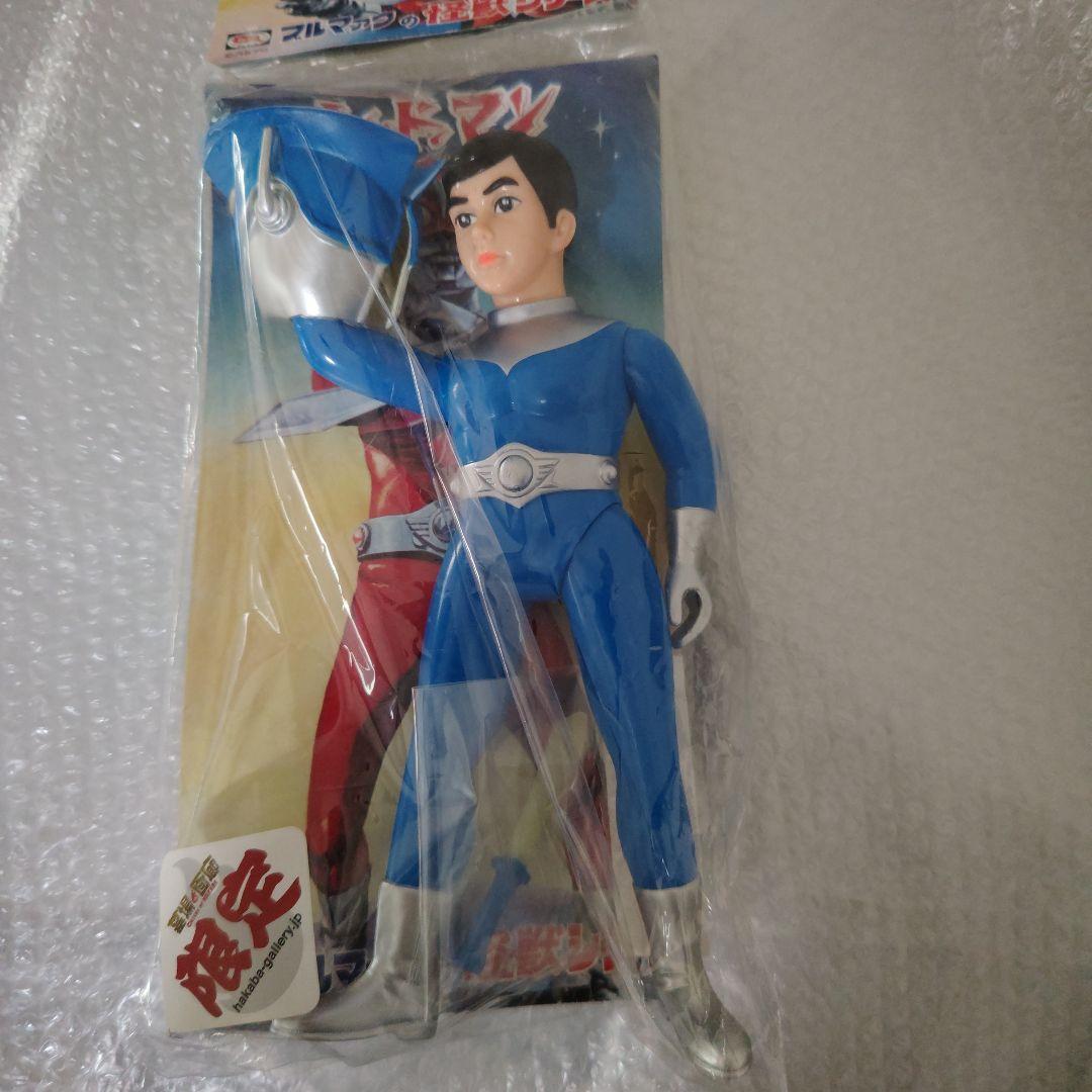 ブルマァク　レッドマン　ソフビ　青　面取れ　未開封