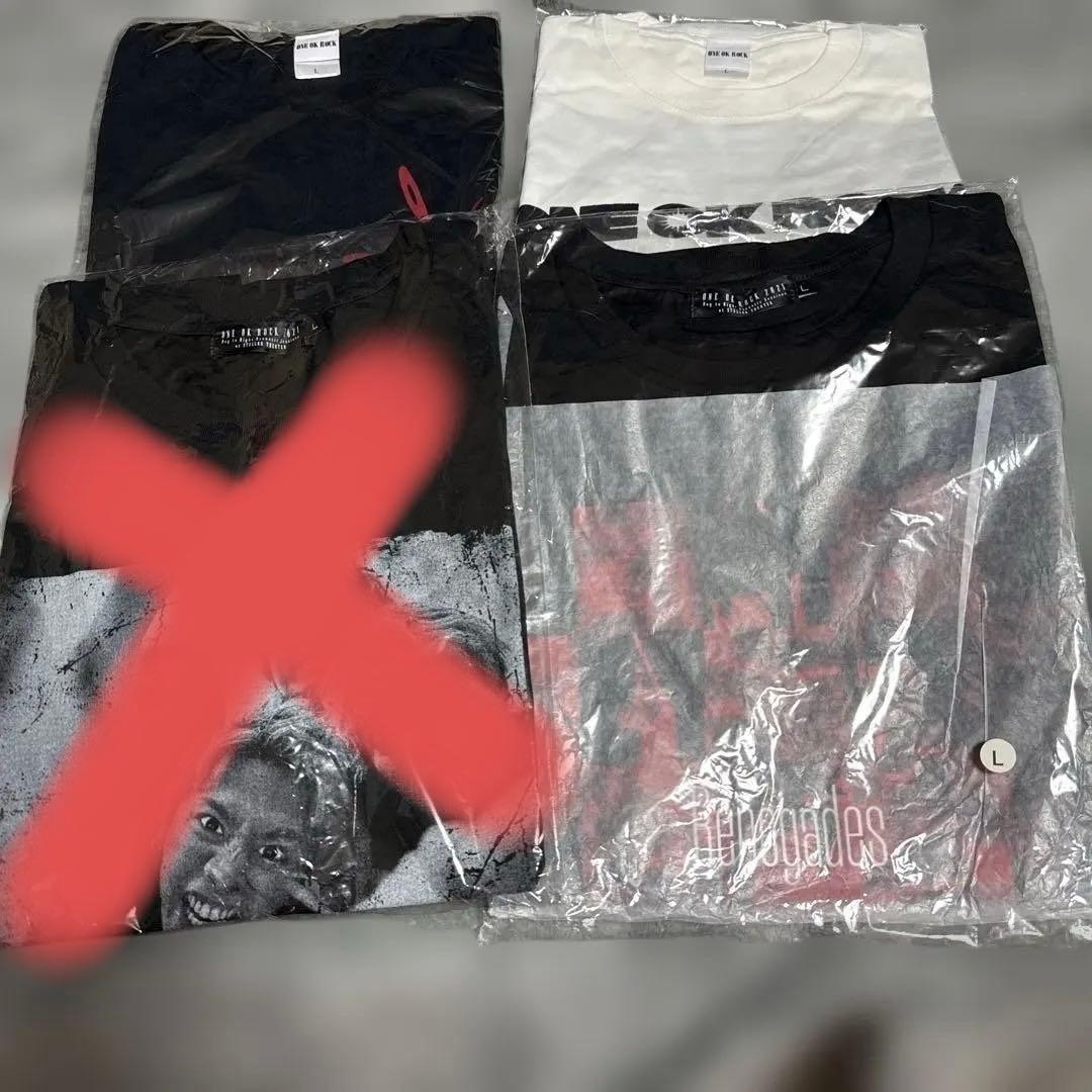 【バラ売り可】ONE OK ROCK ツアーTシャツ　新品未開封　サイズＬ