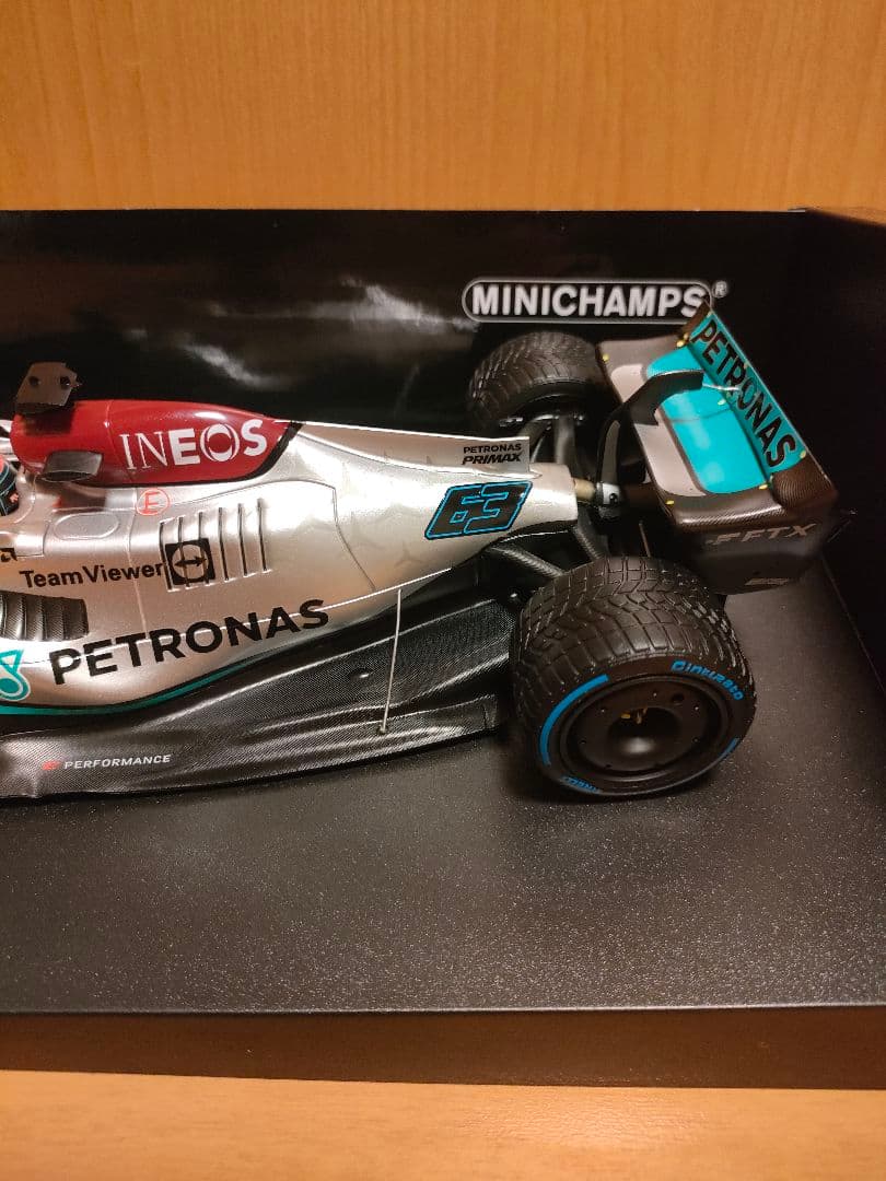 F1ミニカー1/18メルセデスAMG　ジョージラッセル モナコGP2022