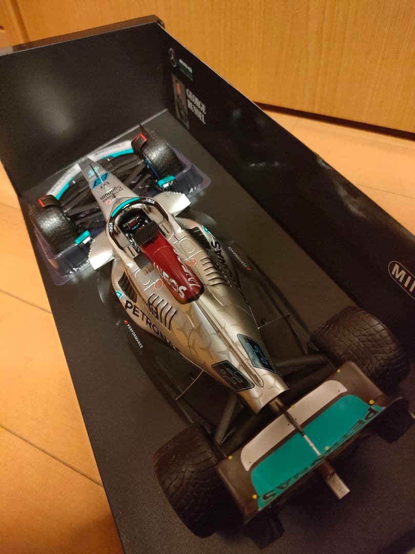 F1ミニカー1/18メルセデスAMG　ジョージラッセル モナコGP2022