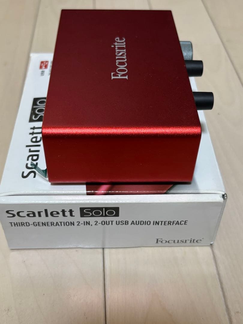 DTM・DAW Focusrite Scarlett Solo (3rd Gen)