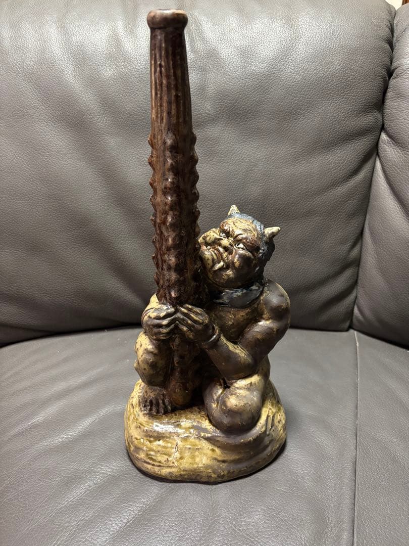 鬼と金棒　置物