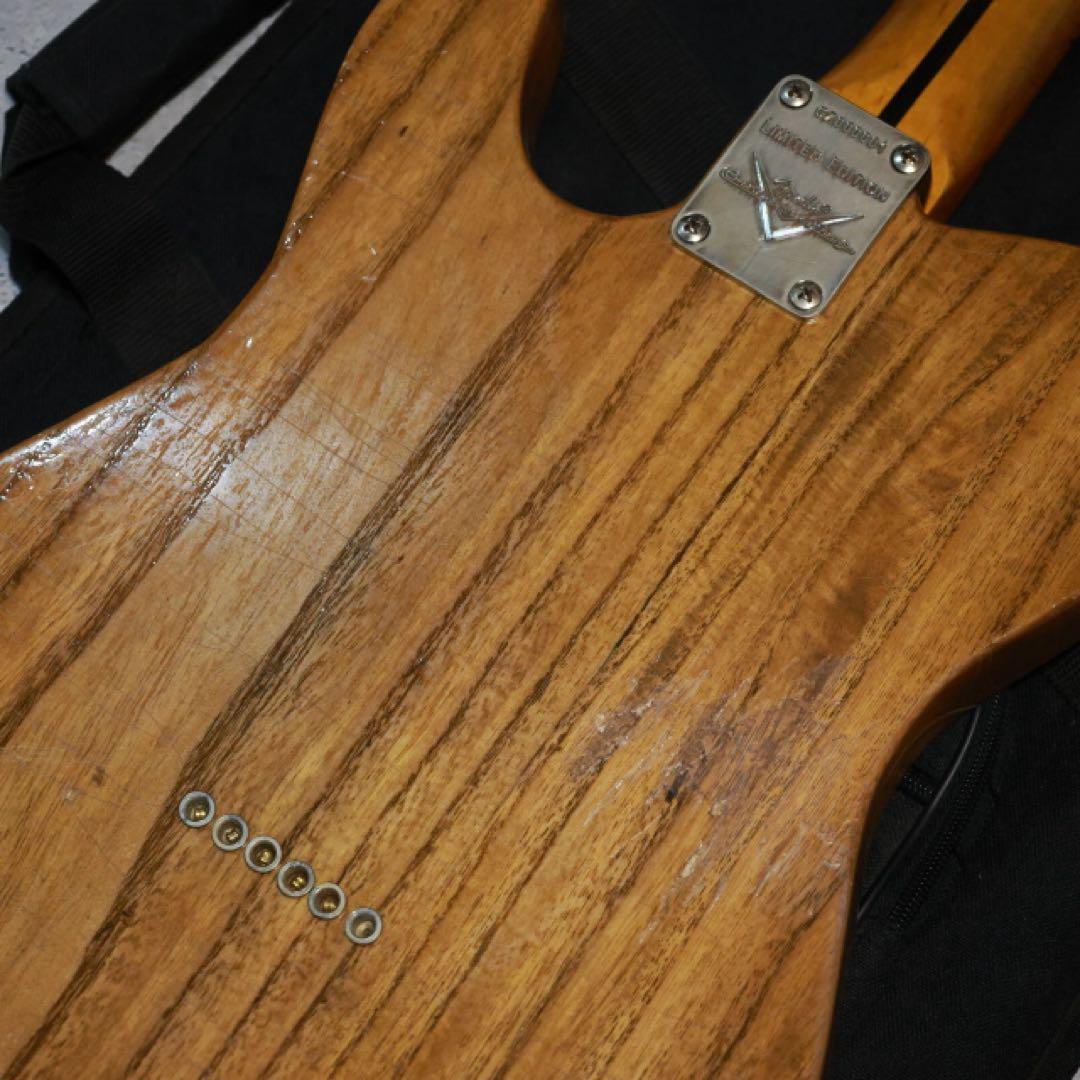 自作ノーブランドテレキャスター 超軽量 5弦ギター レリック キース・リチャーズ