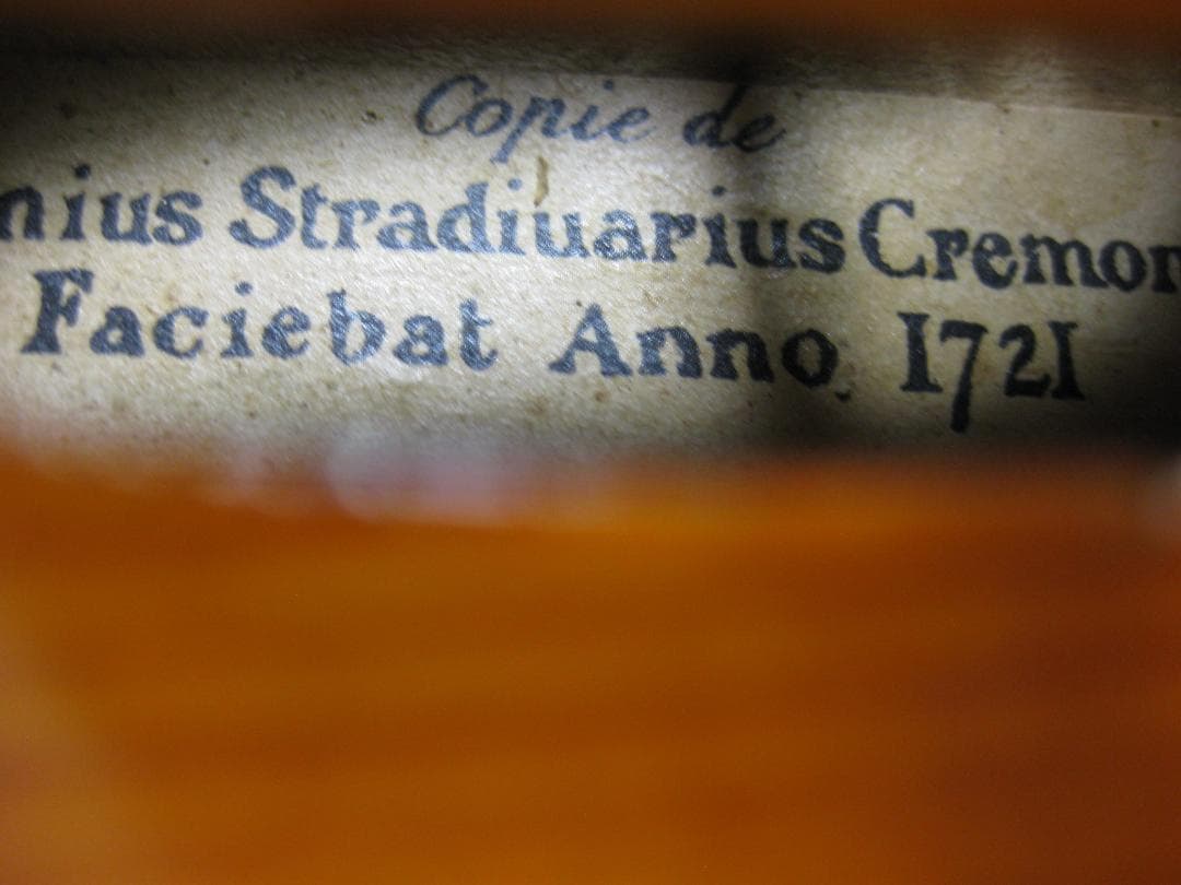 【フランス製 3/4】 JTL ストラディバリウス ca.1900 バイオリン