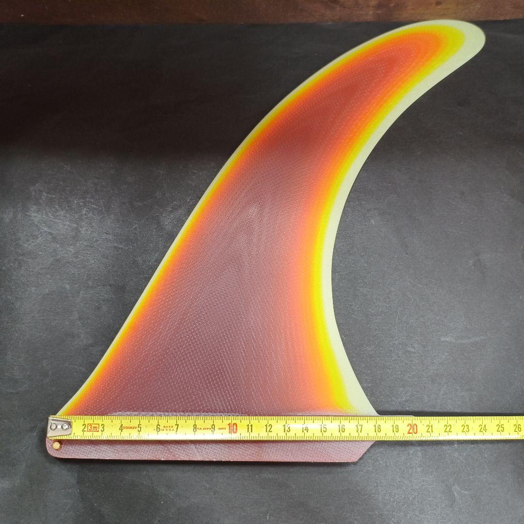 10インチ シングルフィン　ロングボード　センターフィン　ファイバーグラス製