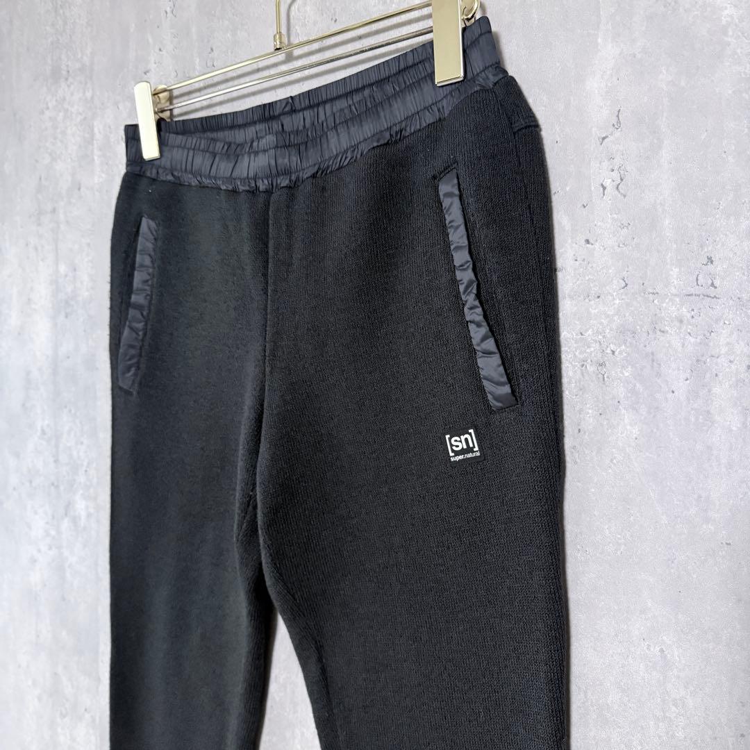 スーパーナチュラル メリノウール 中綿 スウェット上下 セットアップ グレー 黒