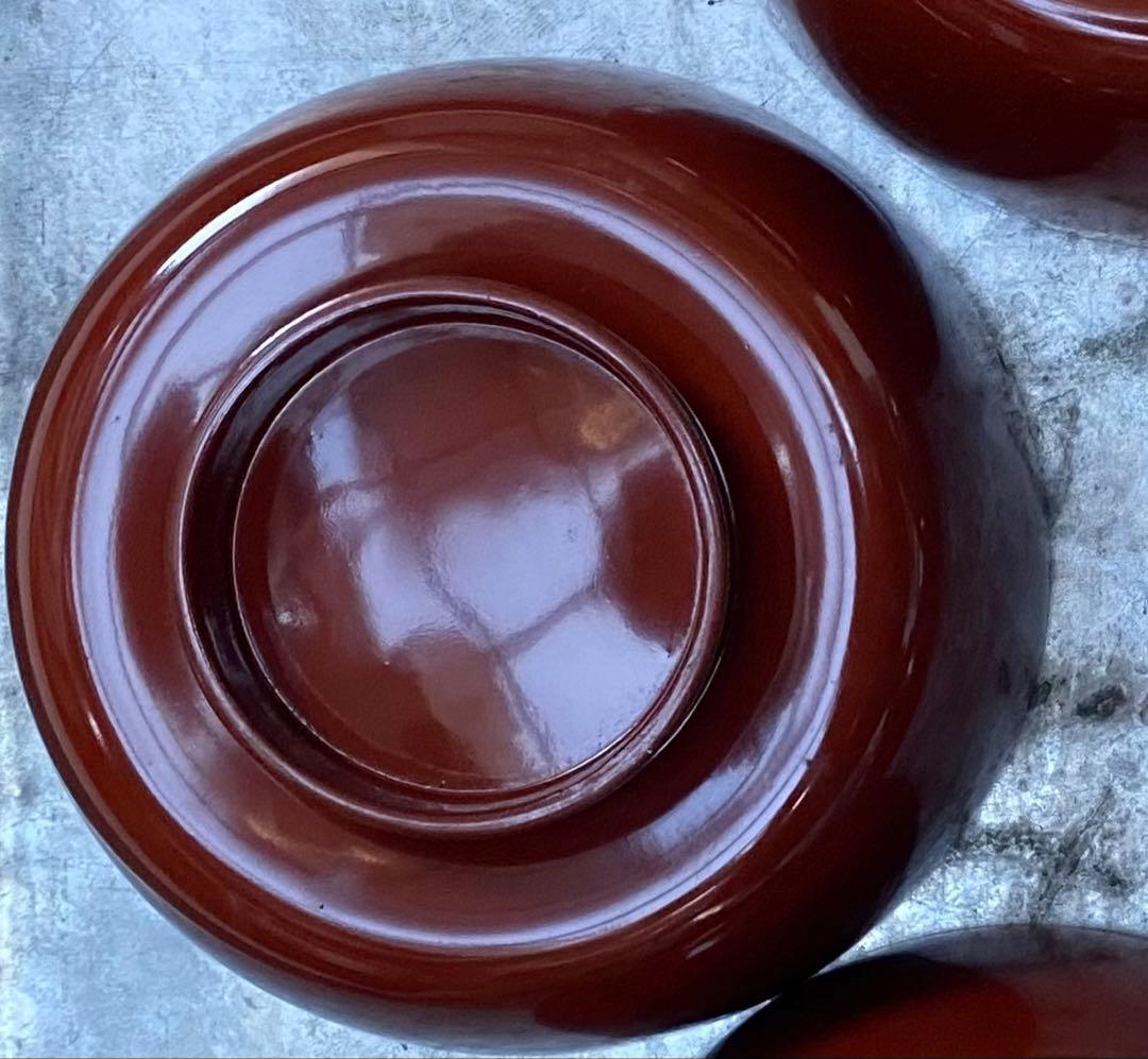 (休日限定価格)輪島塗　漆器 椀 10個セット 黒赤 金色装飾