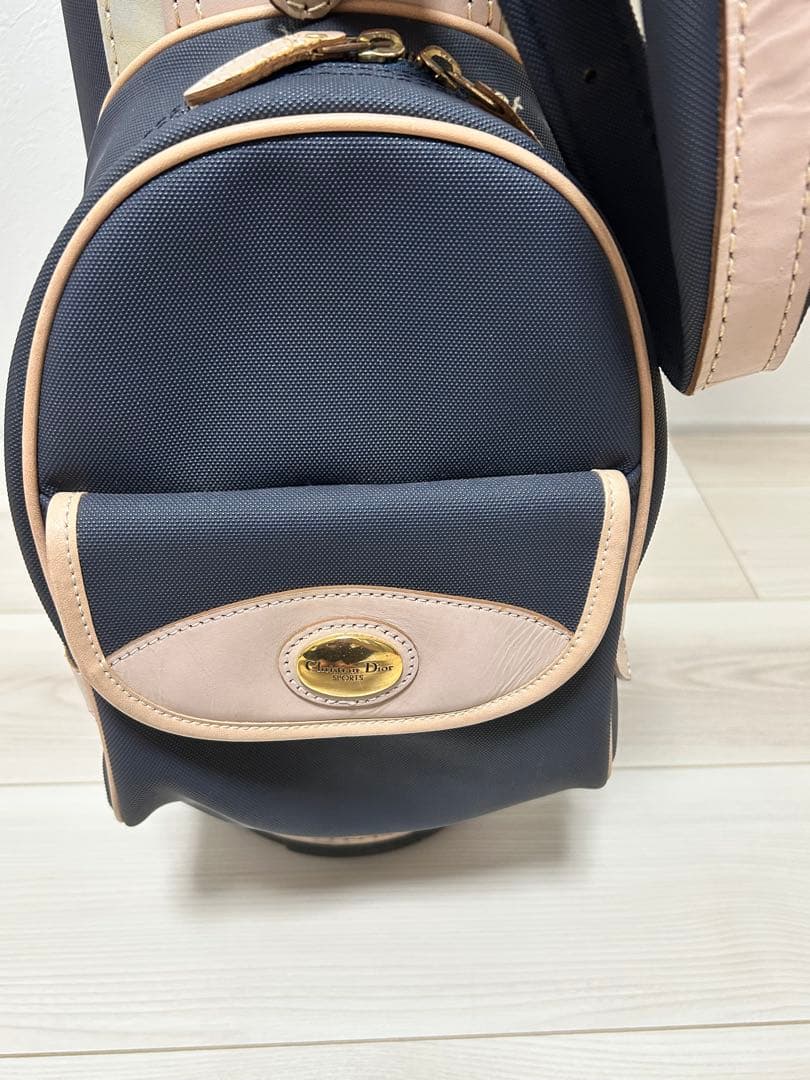 【売り切り】クリスチャンディオール キャディバック　ネイビー