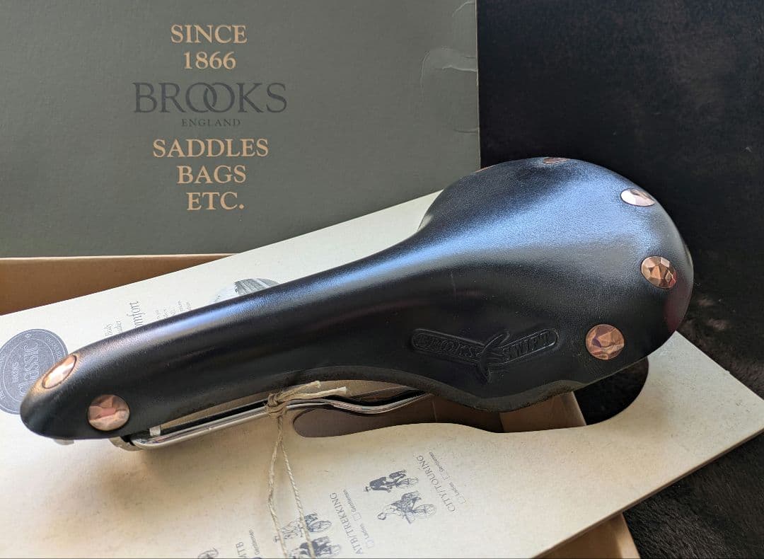 Brooks Swift ブルックス スイフト 銅鋲　天然皮革　箱付き