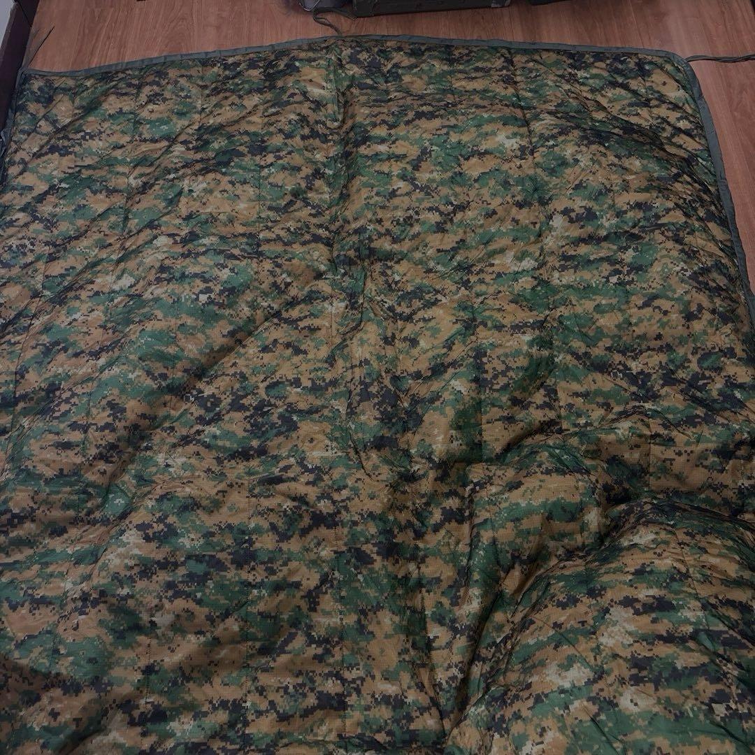 未使用品　米軍実物　LINER WETWEATHER PONCHO ジッパー付き