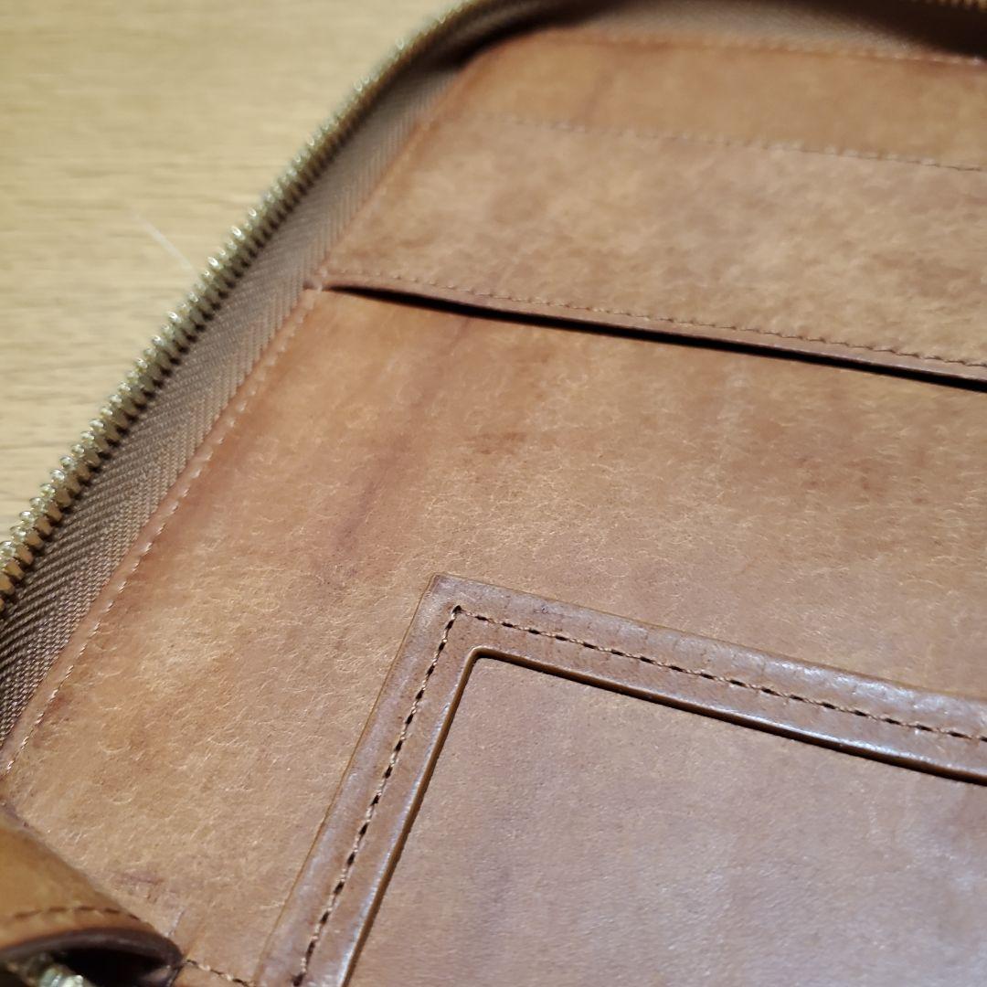 しーさーコラボペンケース SY-06 プエブロ ブラウン レザー 筆箱 箱なし