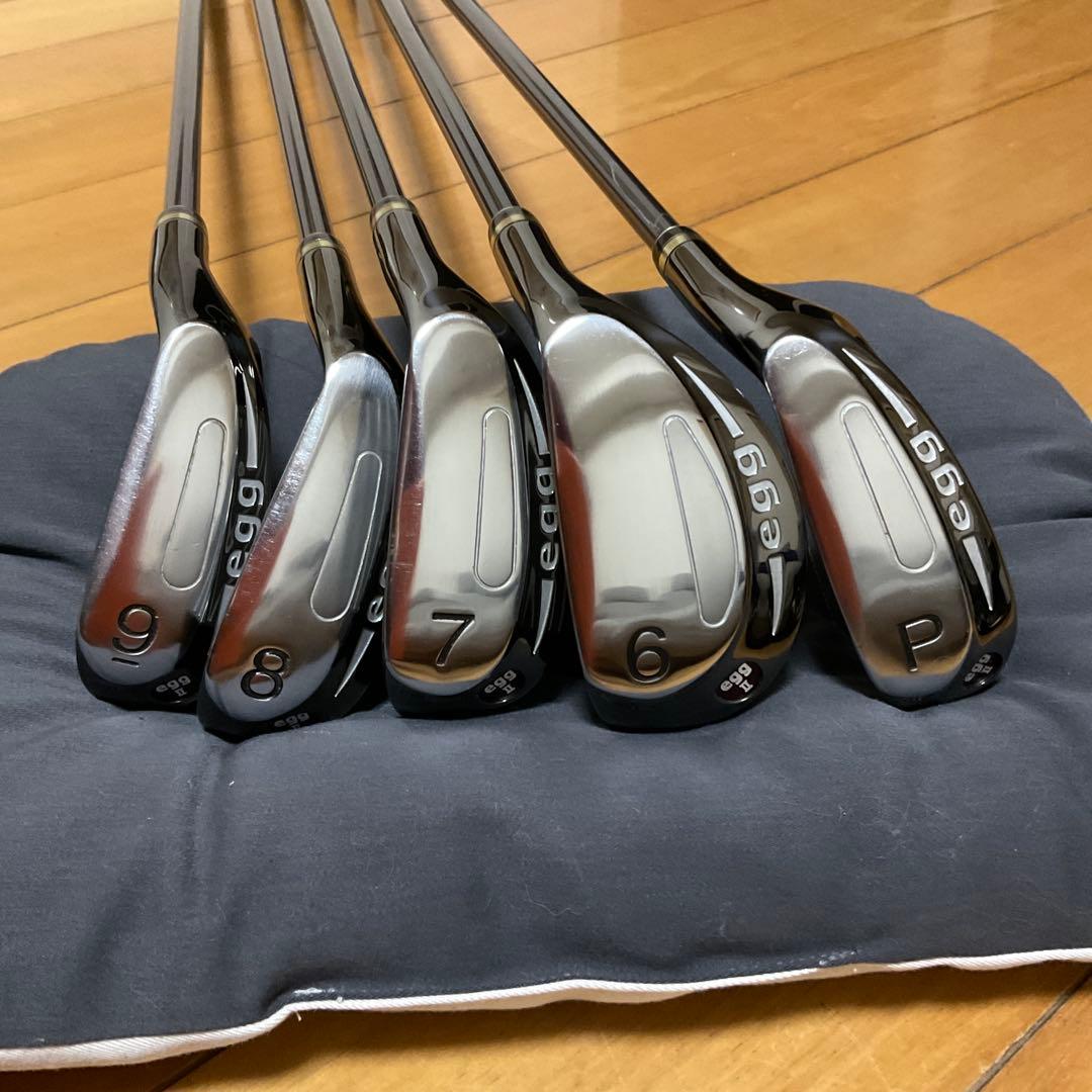 値下げ　美品　egg II アイアンセット 6 7 8 9 P 5本セット