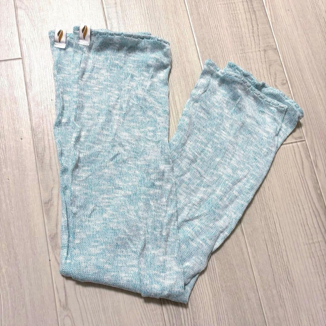 新品　ルビアウェア　rubiawear フルレッグウォーマー　XS ブルー