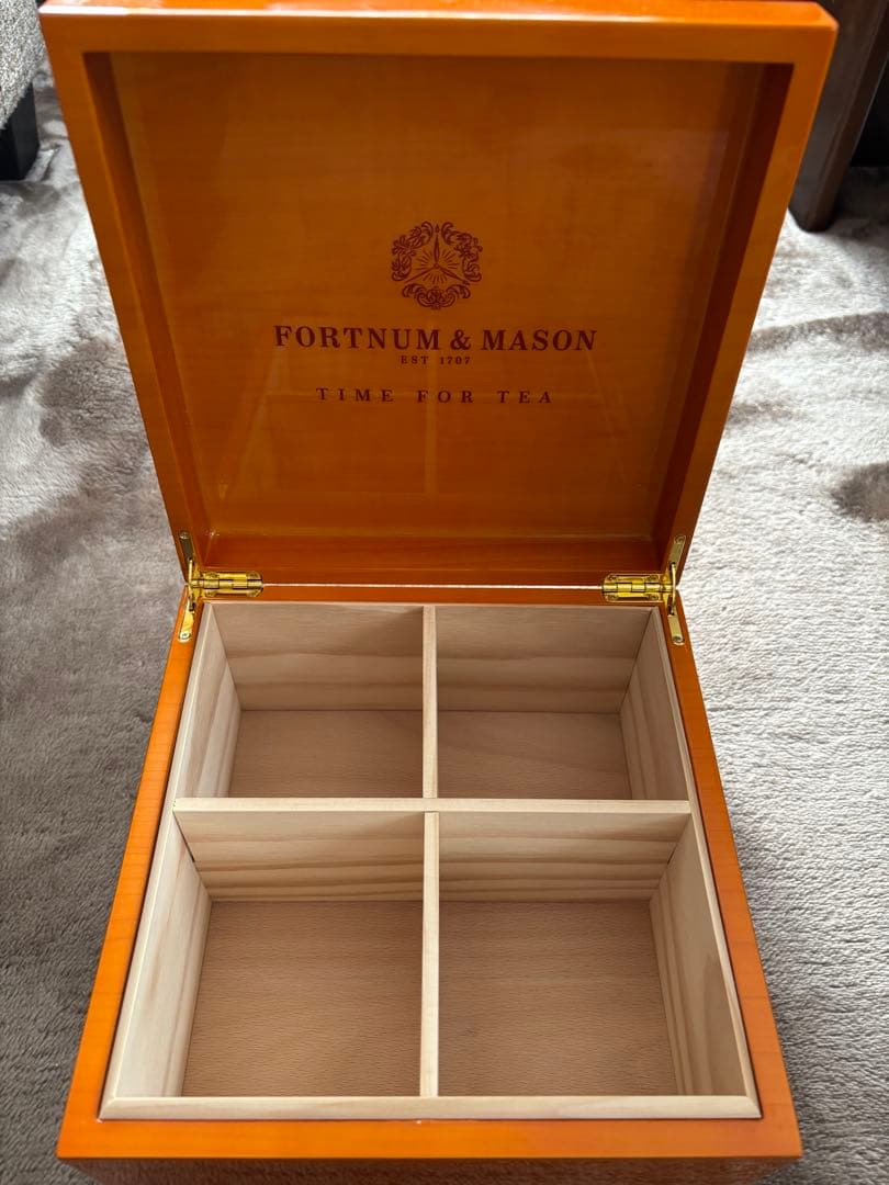 フォートナム&メイソン fortnum&mason 木箱　箱　空き箱　茶箱　紅茶