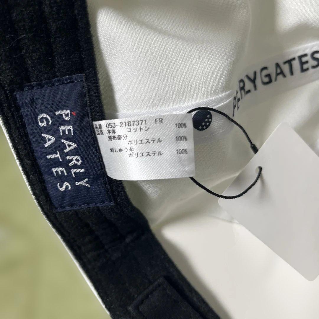 PEARLY GATES キャップ ホワイト　藤田寛之プロサイン入り