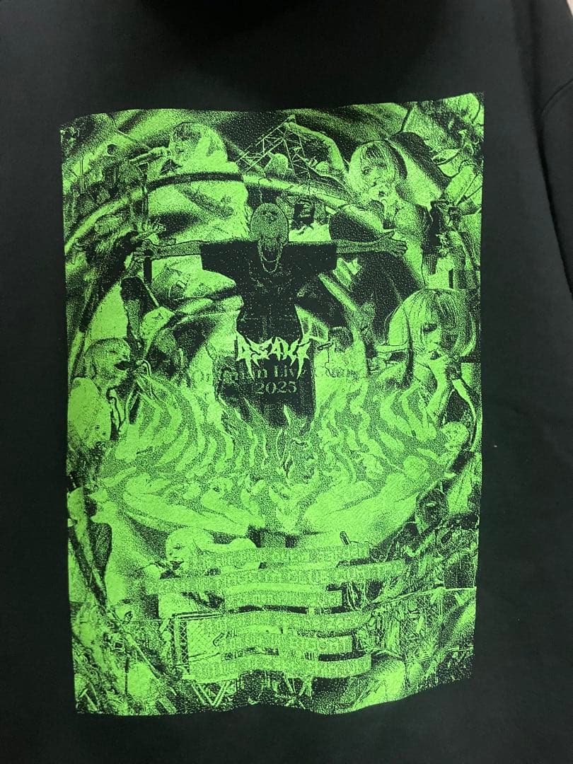 4s4ki 4444年 C4” Full-zip parka black