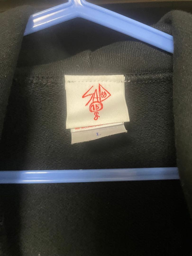 4s4ki 4444年 C4” Full-zip parka black