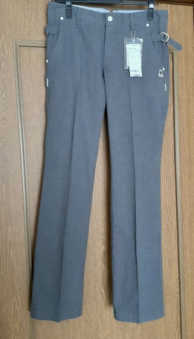 【未使用 】 パーリーゲイツ　レディース ゴルフウェア パンツ　グレー