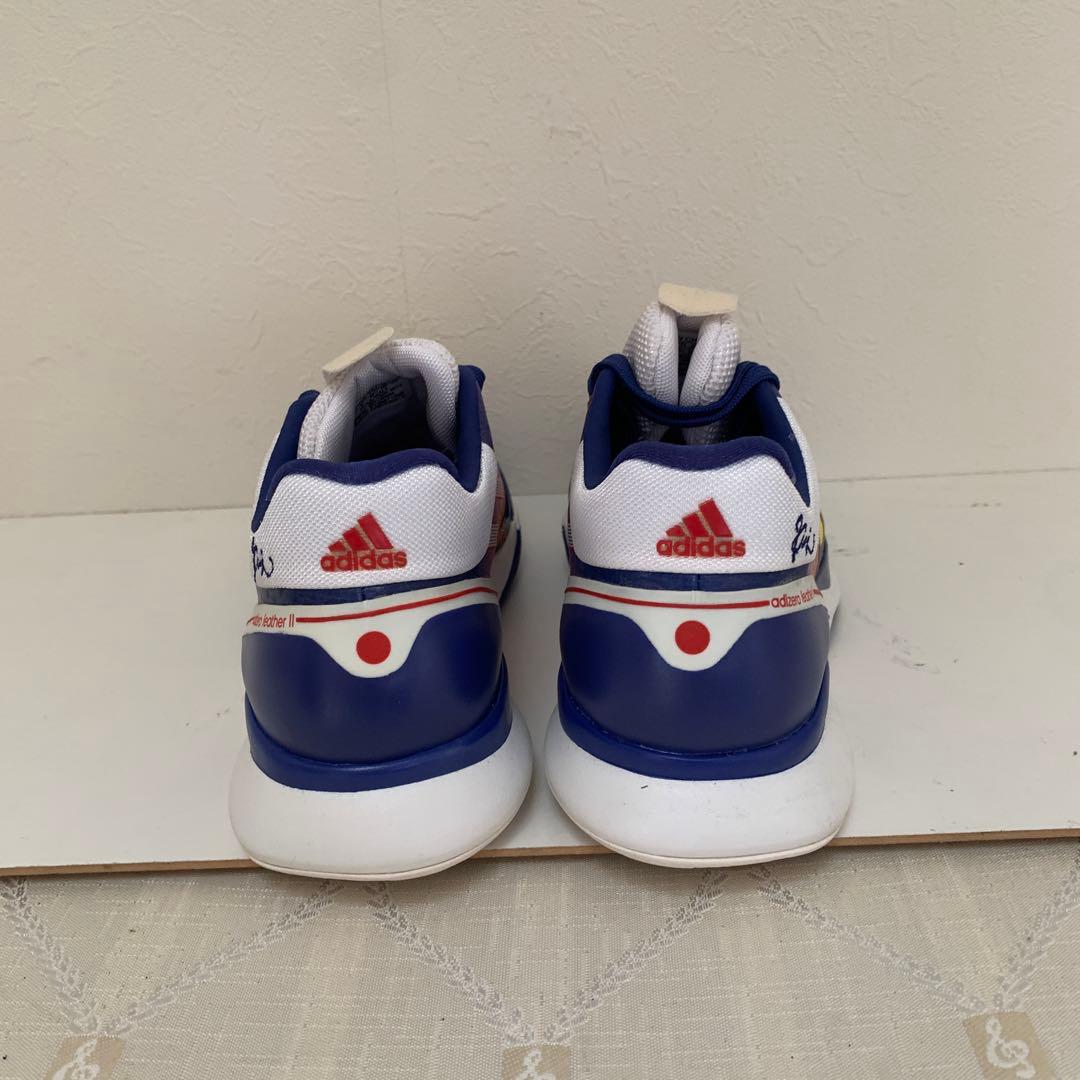 新品未使用　錦織圭　直筆サイン　アディダス　テニスシューズ　アディゼロ　フェザー