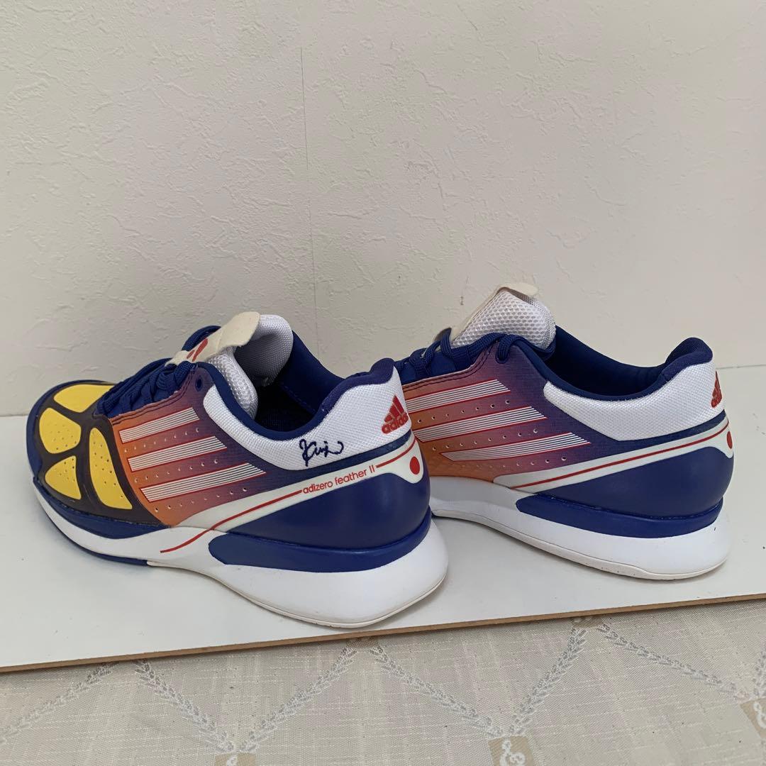 新品未使用　錦織圭　直筆サイン　アディダス　テニスシューズ　アディゼロ　フェザー