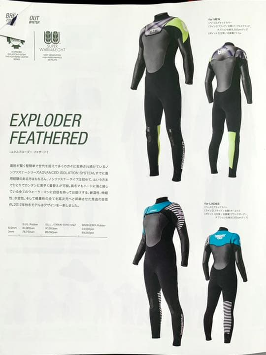 美品　BREAKER OUT レディース　オーダーメイド　ウェットスーツ