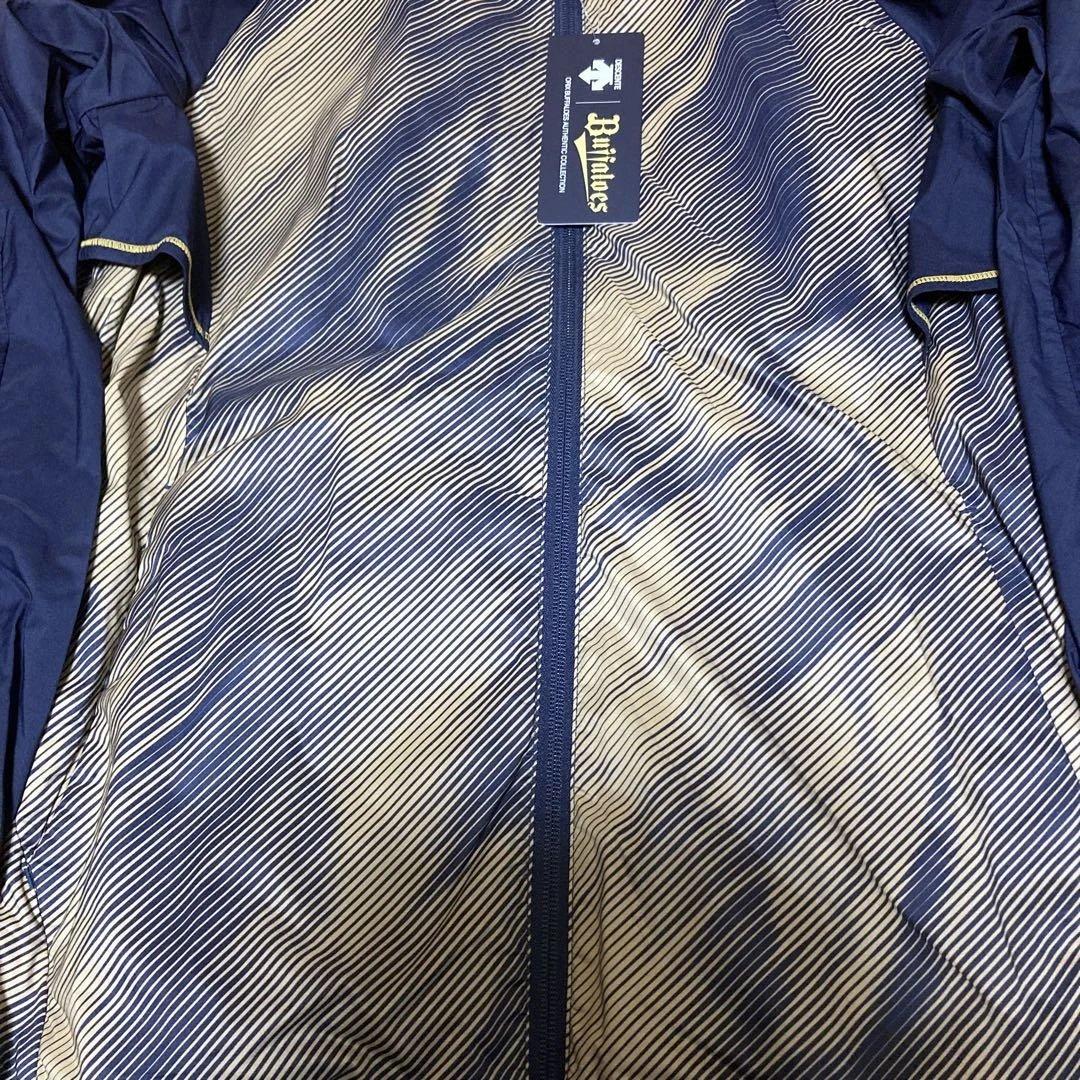 バファローズ ストライプジャケット デサント　ウインドブレーカージャンパー　美品