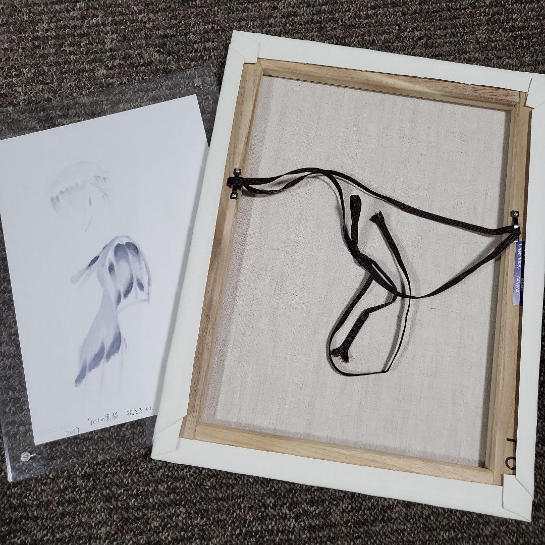 一点物 仁神ユキタカ 原画&カラーキャンバス 2点セット