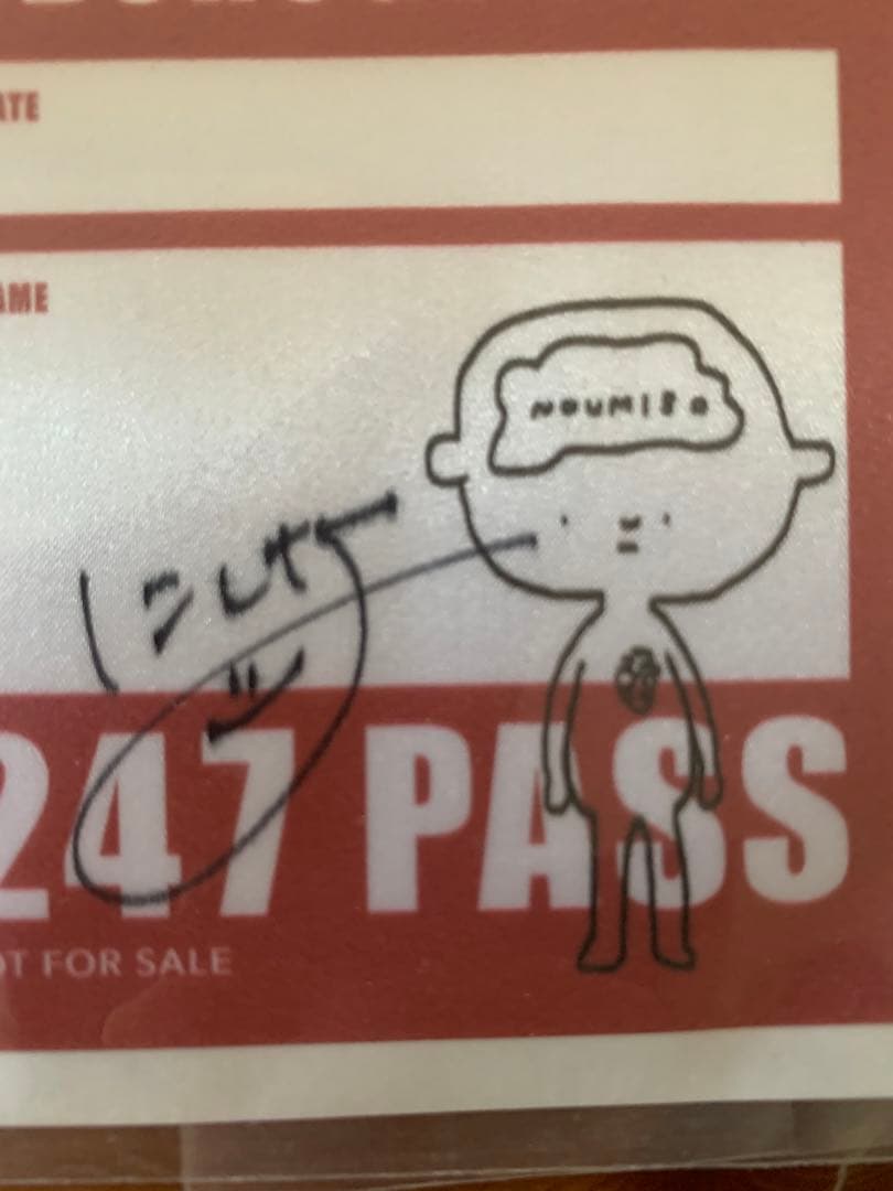 にしな 【希少】サイン入りステッカー